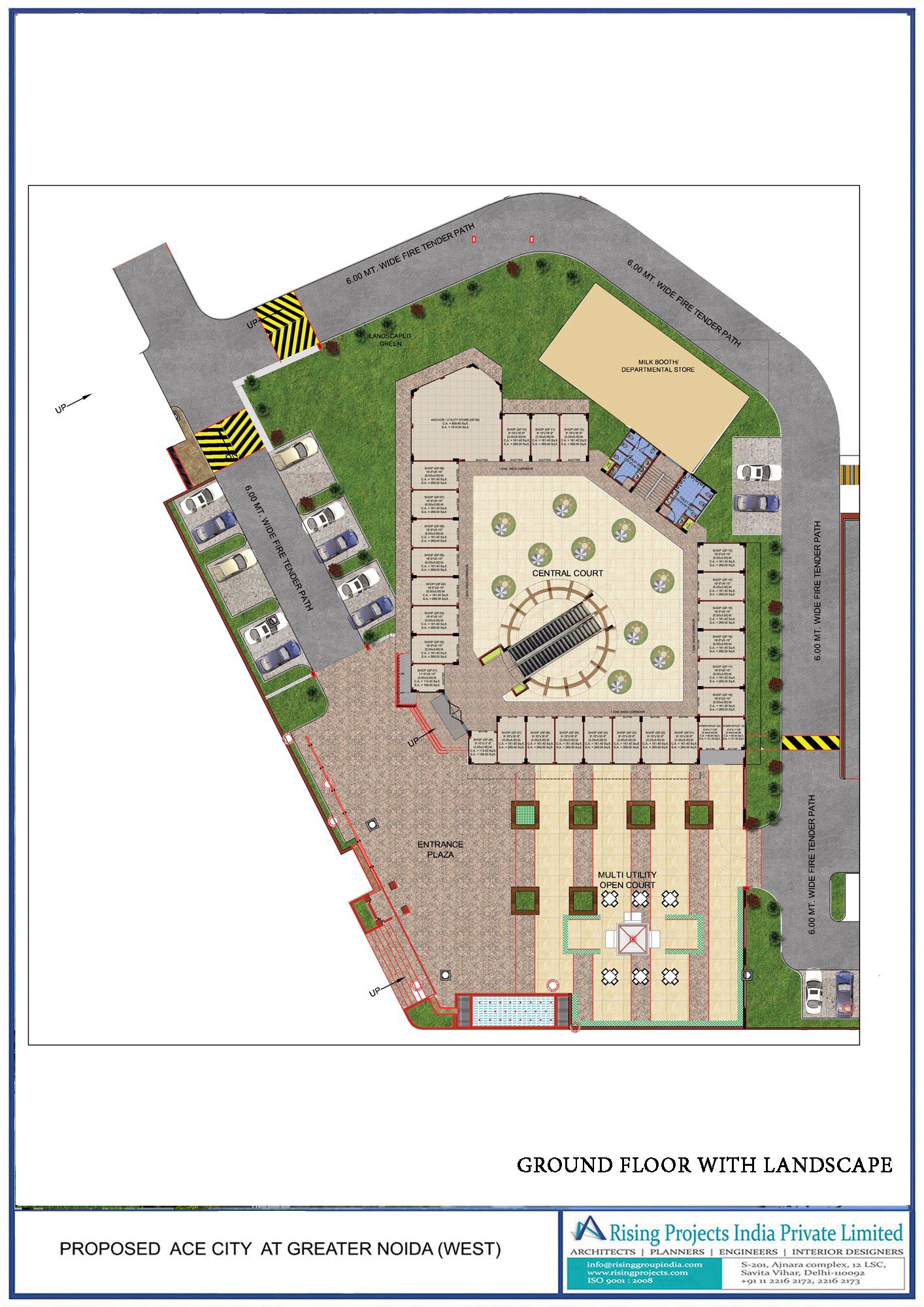 2/3 Bhk Residential Apartments site plan