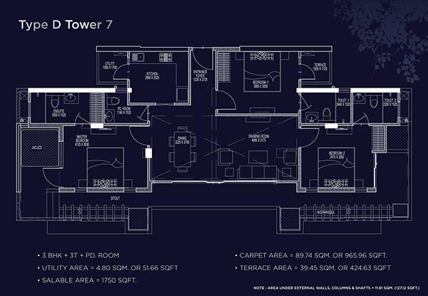 Type D-penthouse in Noida Extension(Tower-7)
